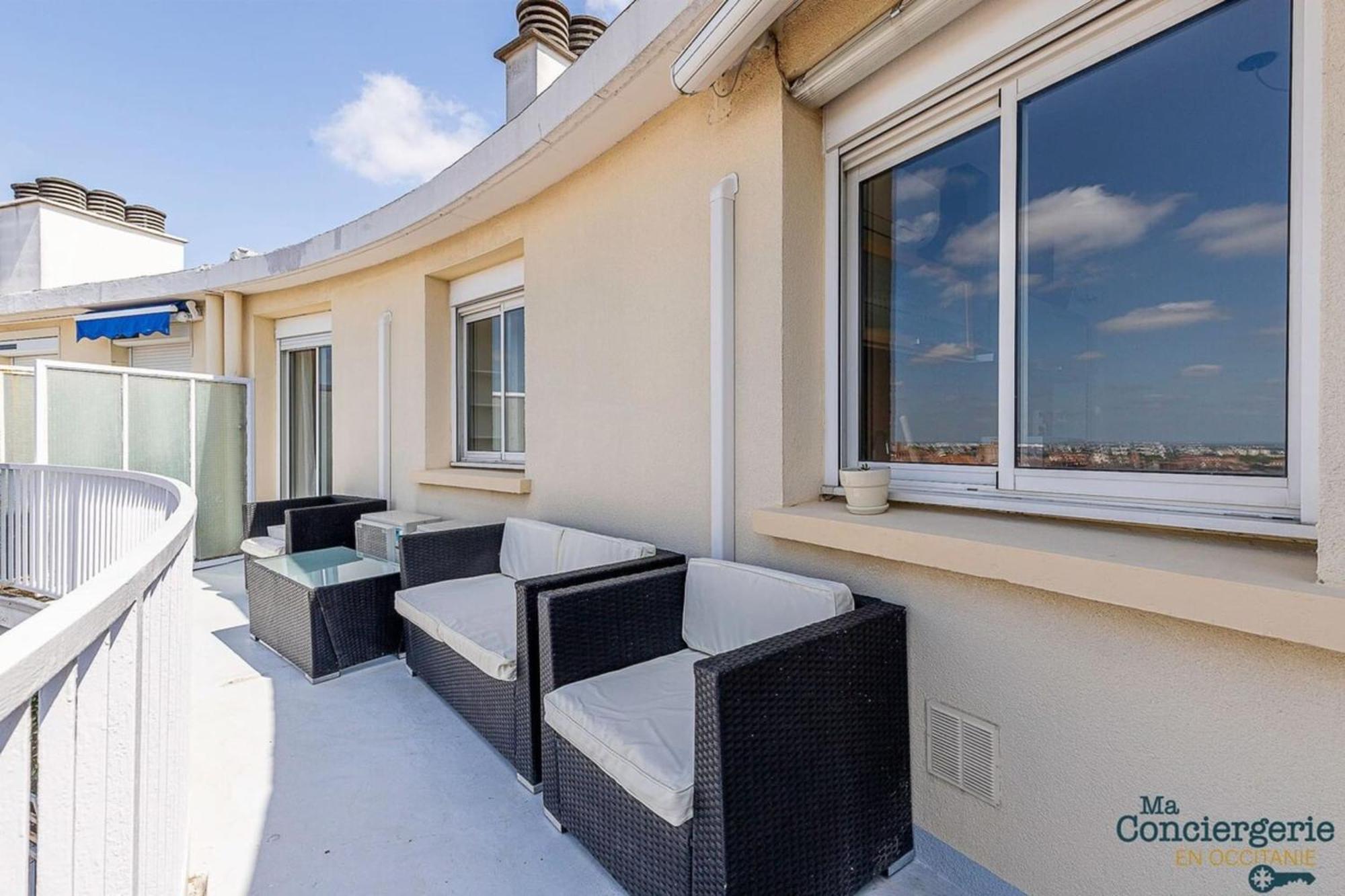 Montaudran Place Dupuy - Vue Panoramique -Metro 툴루즈 외부 사진